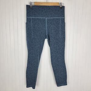 Athleta Salutation Stash II Textured Tights Size Medium